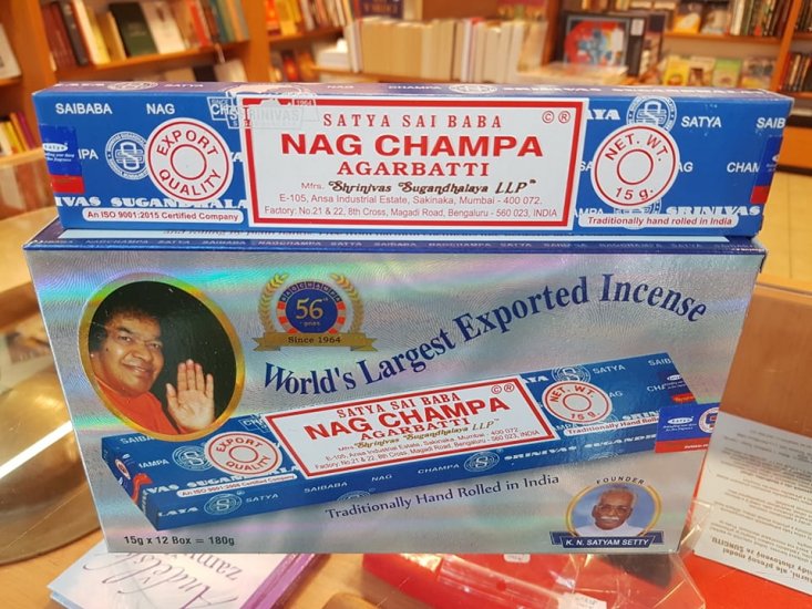 Vonné tyčinky z Indie - Nag Champa - Kliknutím na obrázek zavřete