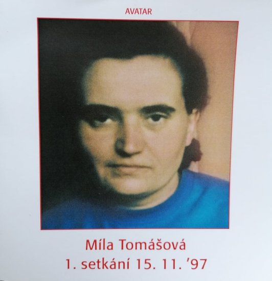 1. setkání 15. 11. 1997 v Praze CD - Míla Tomášová - Kliknutím na obrázek zavřete